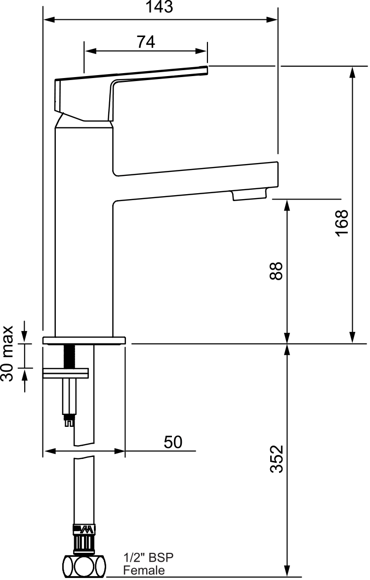 Image result for methven neon basin mixer
