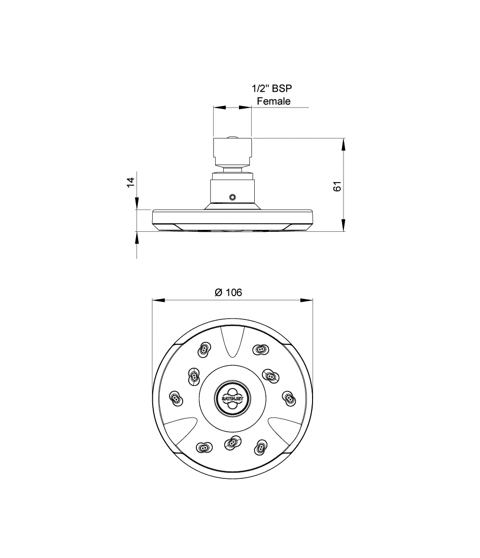 MethvenMethvenUKKiriSatinjetLowFlowShowerHeadShowers Methven UK Methven UK